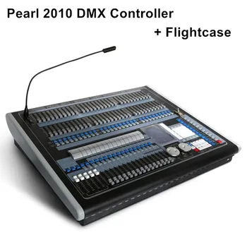 

Pearl 2010 DMX512 controller stage moving head lighting led par effect light 2048channel console with flight case packing