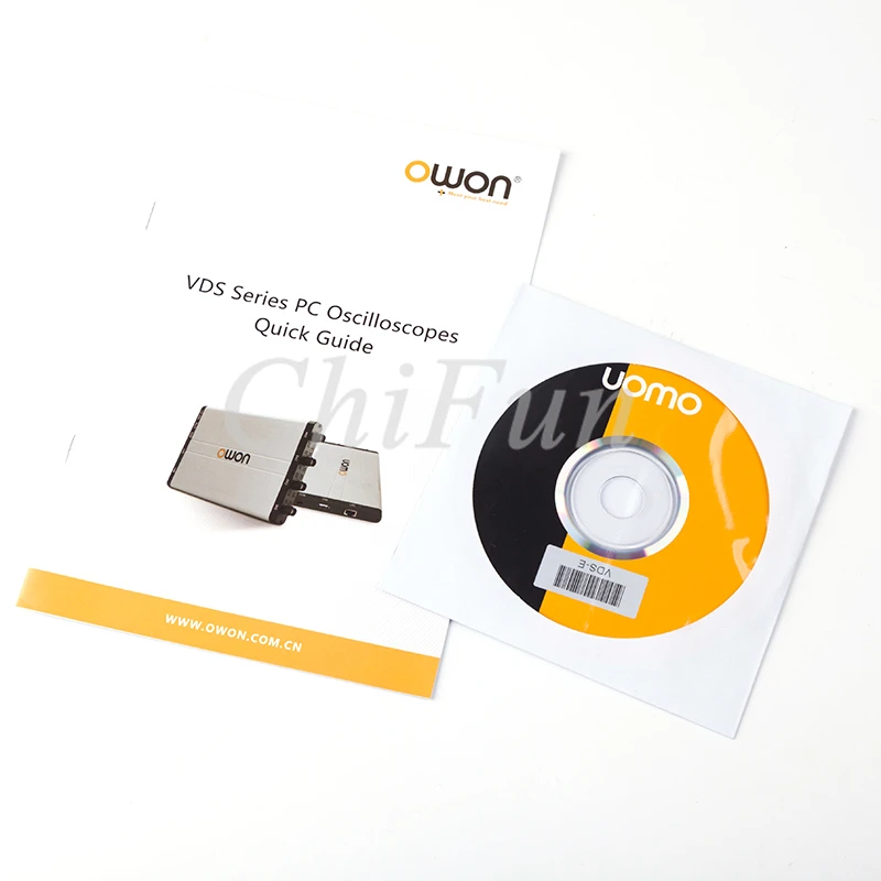 Оригинальный осциллограф OWON VDS3102 100 МГц 10 м длина записи 1GS/s частота дискретизации