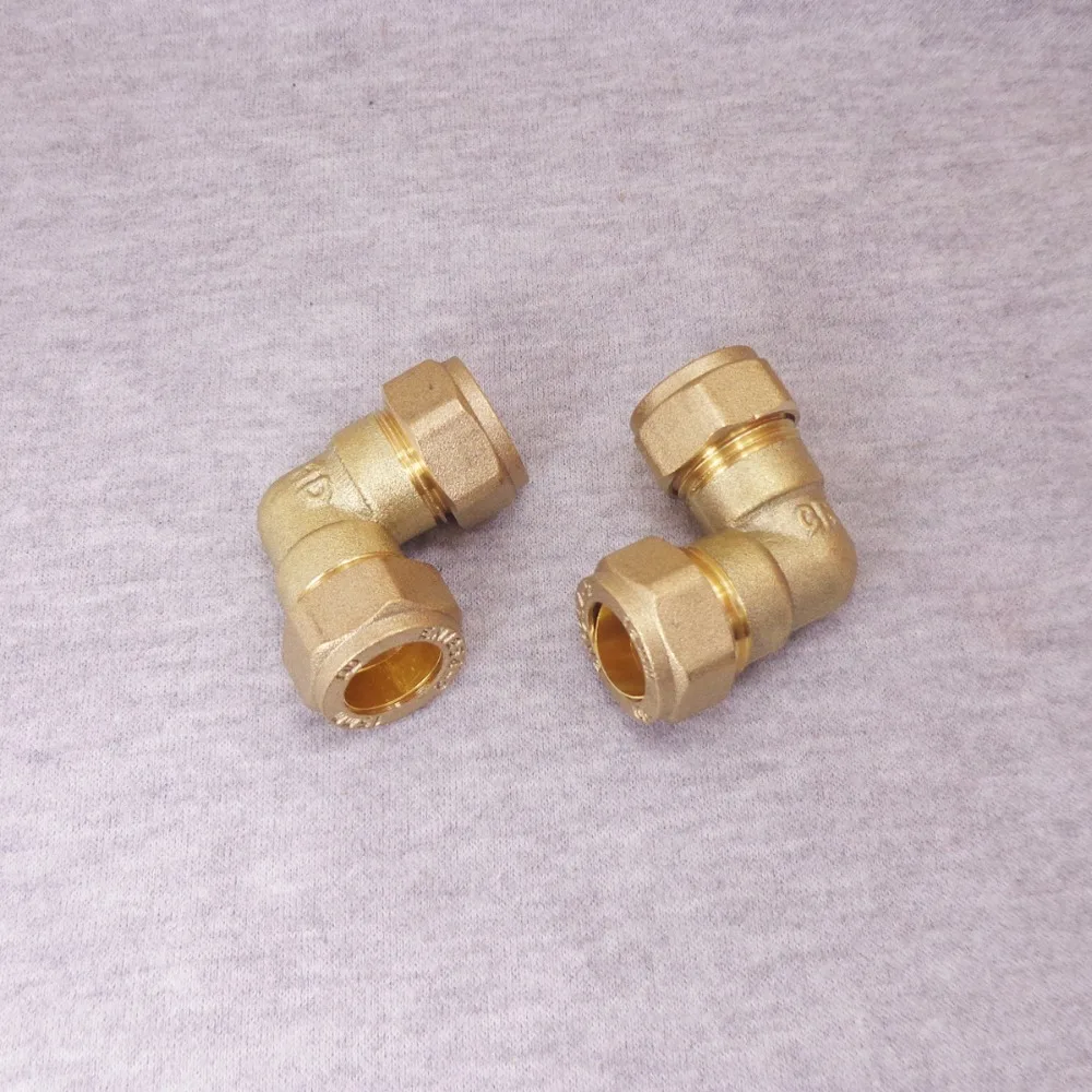 15*15mm 22*22mm Compression Fitting Elbow for 15/22mm Outer Diameter