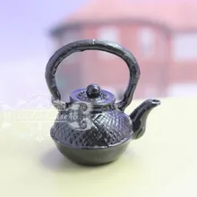 Мини Кукольный дом имитация сплава Мини Siwan сцена из глины с чайником