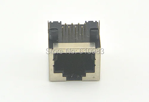 

50 pcs/lot RJ45 Socket 8Pin PCB Mounting Network Adapter RJ45 Connector For Ethernet Network Data Transfer