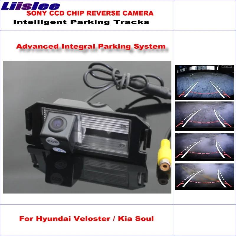 Liislee высокое качество Intelligentized Автомобильный задний Реверс Камера для Hyundai Veloster/Kia Soul/NTSC PAL RCA CCD 580 ТВ линии