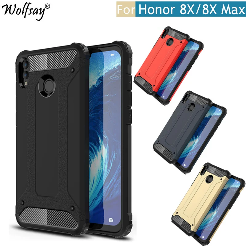 Чехол для Huawei Honor 8X Max Гибридный Силиконовый Резиновый чехол Max/Enjoy Max|Бамперы| |