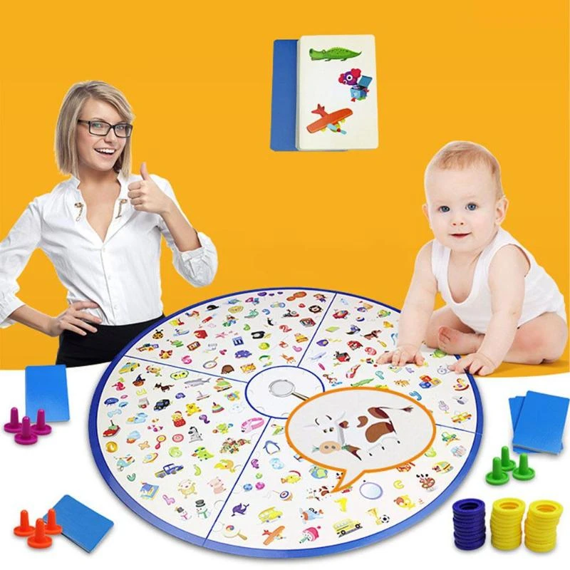 Ceny Puzzle Montessori dzieci detektywi patrząc wykres gra planszowa plastikowe Puzzle trening mózgu edukacja zestaw gier nauka prezentów