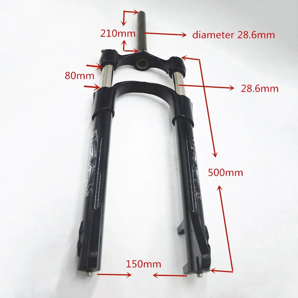 

Only one fat fork DH downhill suspension Fork use for FAT Bike snow bicycle
