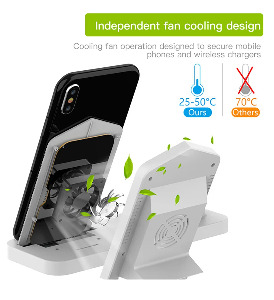 !ACCEZZ Fast Wireless Charger For Apple Watch 1 2 3 4 For iphone XS MAX XR X Samsung Xiaomi Phone Magnetic Charger For Airpods 2 (3)