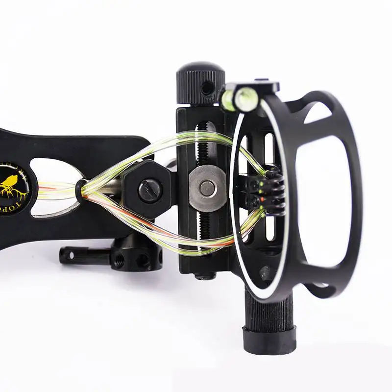 

Ourpgone 5 Pin Hunting Archery Fiber Optic Bow Sight With CNC Aluminum Alloy Machined And LED Light For Compound Bow shooting