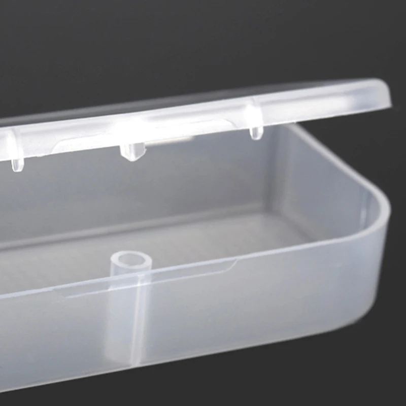 10Pcs Portable Transparent Containers Plastic Clear Storage Boxes With Lids 95x45x20mm Collection Box Mayitr