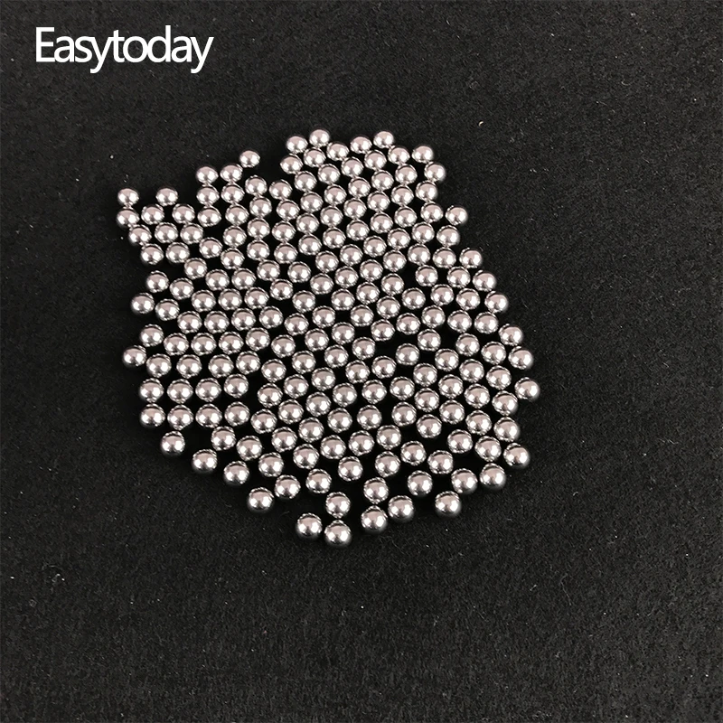 

Easytoday 100pcs/Lot 9.5mm Steel Ball Slingshot Hunting Archery Slingshot Balls Hunting Bow Pinball Accessories High-carbon Ammo