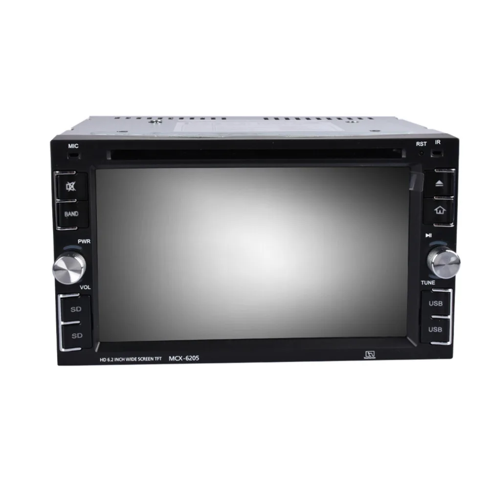 

2 DIN Car DVD Player Double Radio Stereo In Dash MP3 Head CD Camera Parking HD Video Audio 800 x 480 Touch Screen