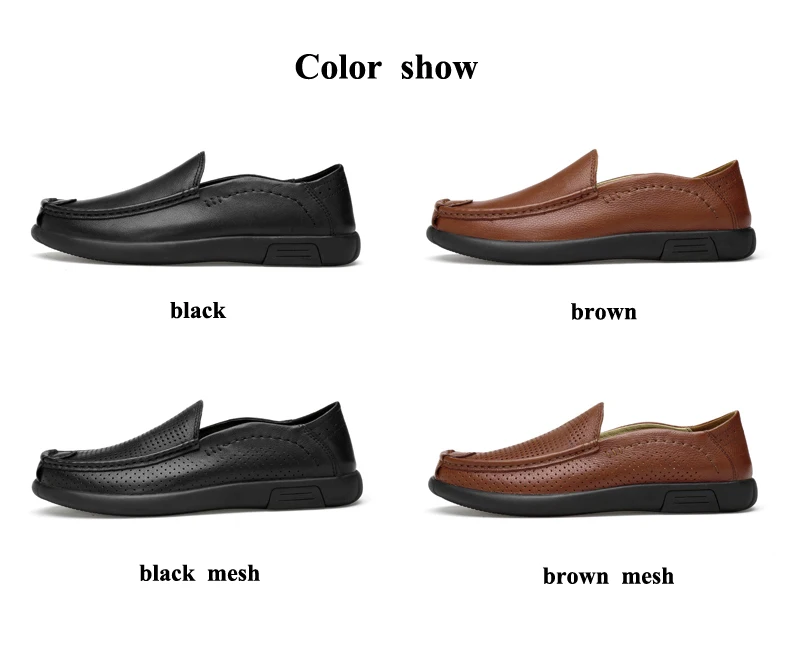 Два стиля; удобная повседневная обувь; мужские качественные легкие лоферы; мокасины из натуральной кожи; Мужская обувь без застежки на