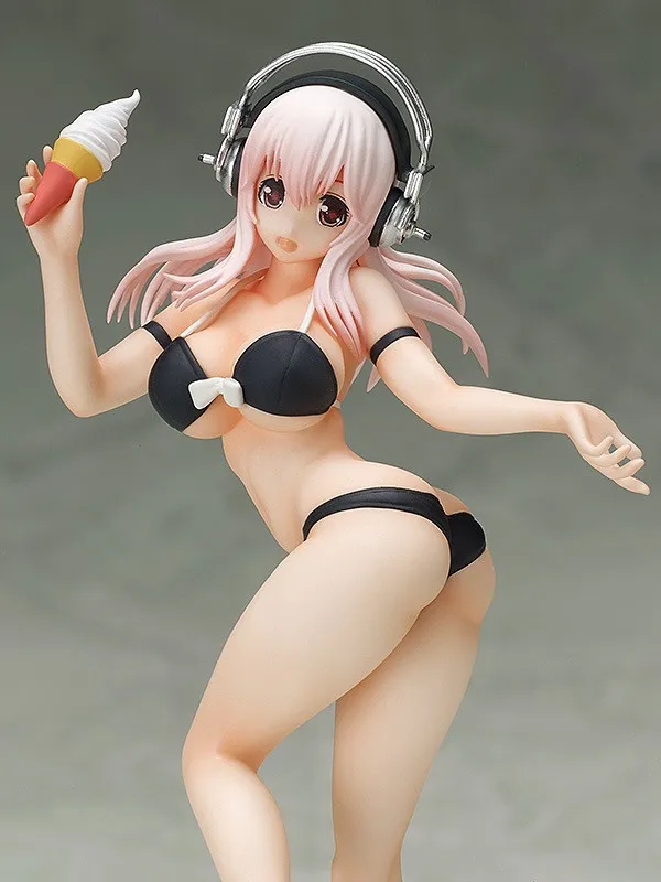 

Super Sonic figure FREEing black swimsuit ver. Action Figure collectible model toys Japanese anime sexy girl