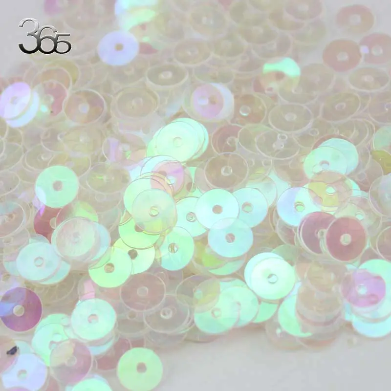

Free Ship 6MM 7500PCS Transparent Pink Sewing Accessories Flat Round Sequins for Crafts Scrapbook Child DIY Loose Seed Beads