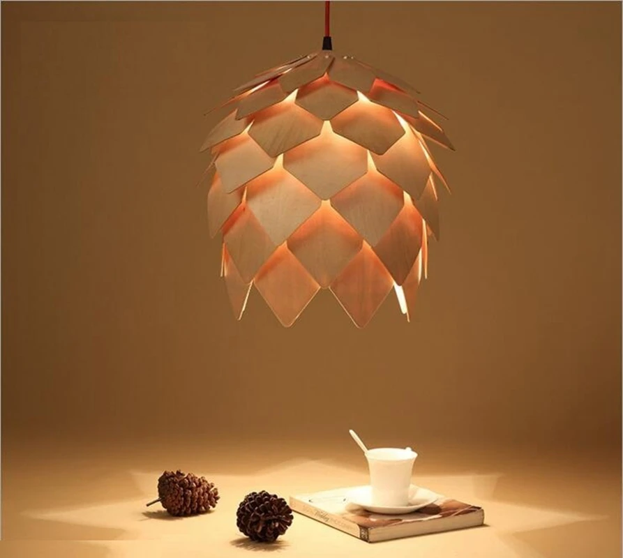 Современный подвесной светильник LuKLoy кухонная лампа Pinecone для столовой гостиной