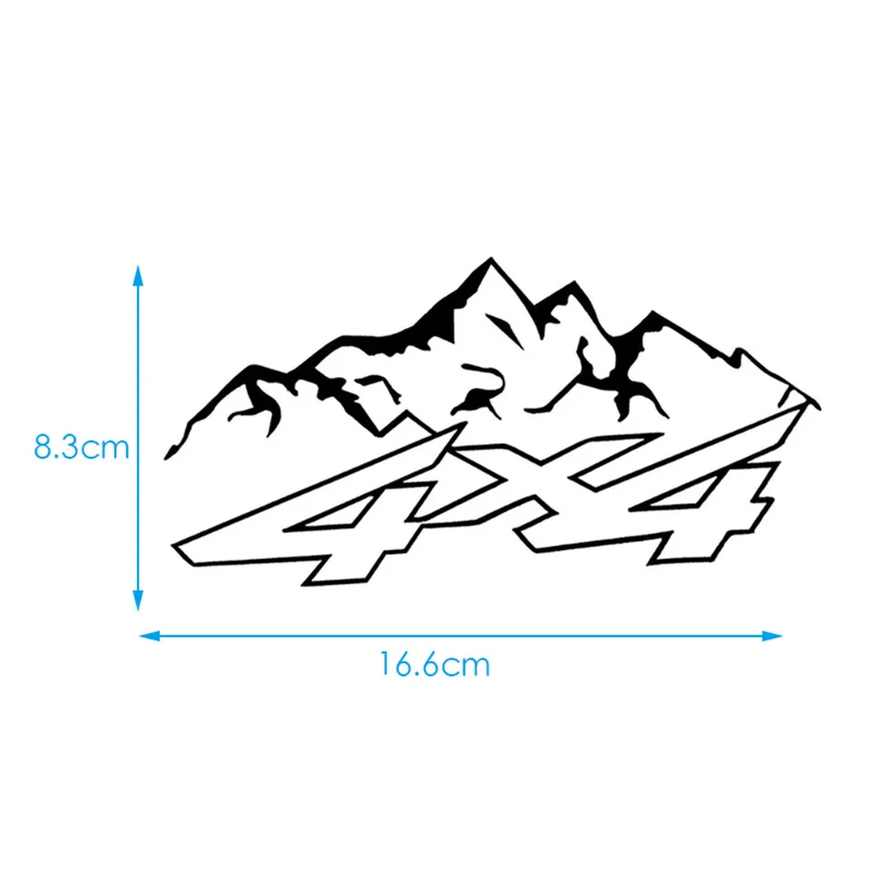 Cunymagos 16.6cm8.3cm 4X4 Mountain Offroad Fashion Vinyl Decals Motorcycle Car Sticker Car-styling  (1)