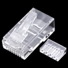 cncob Cat6 two-piece, rj45 network connector RJ-45 network cable modular plug thousand M Ethernet 8p8c crystal head gold-plated ► Photo 2/6
