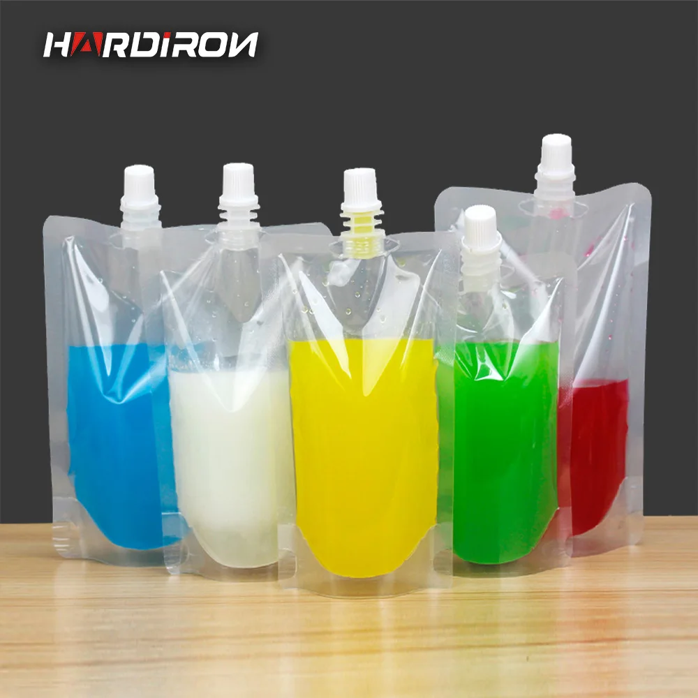 Us 17 65 49 Off Hardiron 100pcs Disposable Drink Bag Transpa Self Absorption Packet Sack Soya Bean Juice Sour Plum Soup In