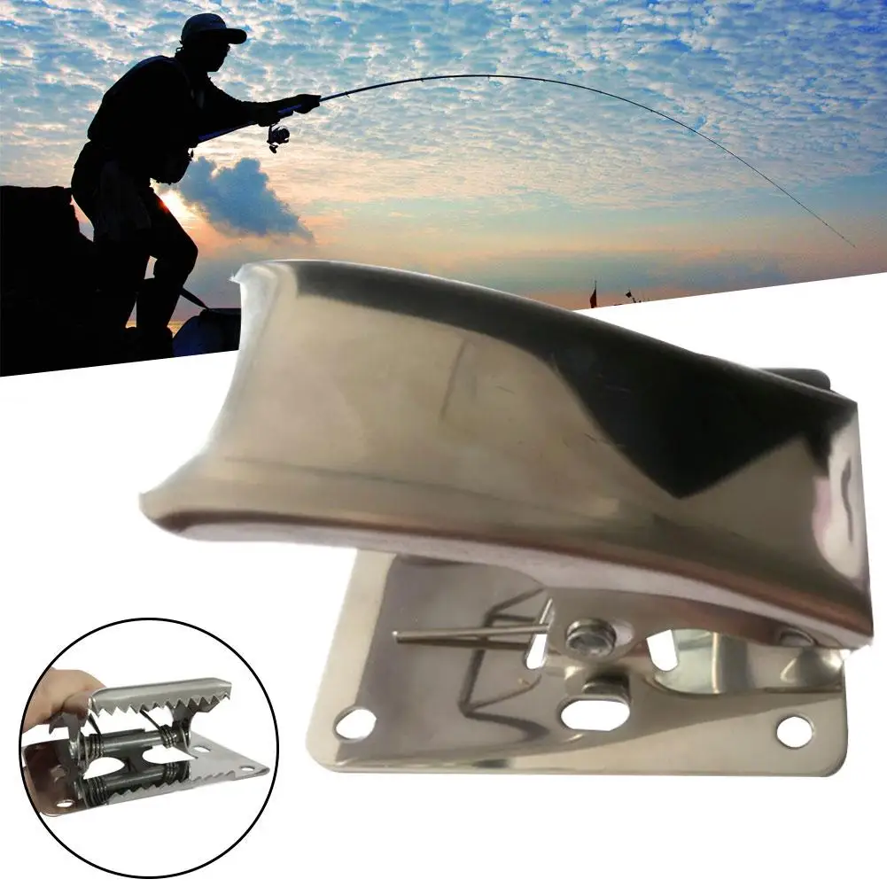 

NEW Stainless Steel Fishing Anti-slip Fish Fillet Cutting Cleaning Clamp Clip Tool