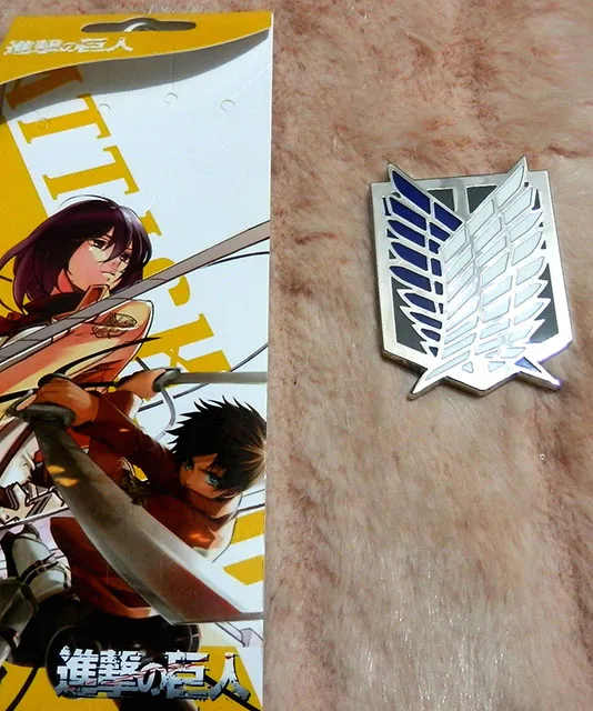 Аниме атака на Титанов винтажный значок Косплей Shingeki no Kyojin SNK брошь Скаутинг