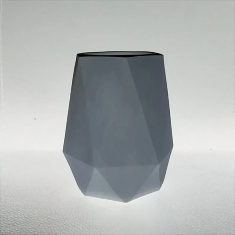 3d Flower Pot Cactus Vase Cement Flowerpot Silicon Mould Silicone Concrete Planter Mold