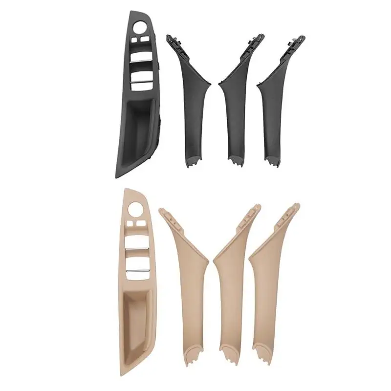

VODOOL Car Window Switch Panel + Inner Door Panel Handle Set Left Side for BMW 5 Series 535d 535i 530d 530i 528i 525d 525i 523i