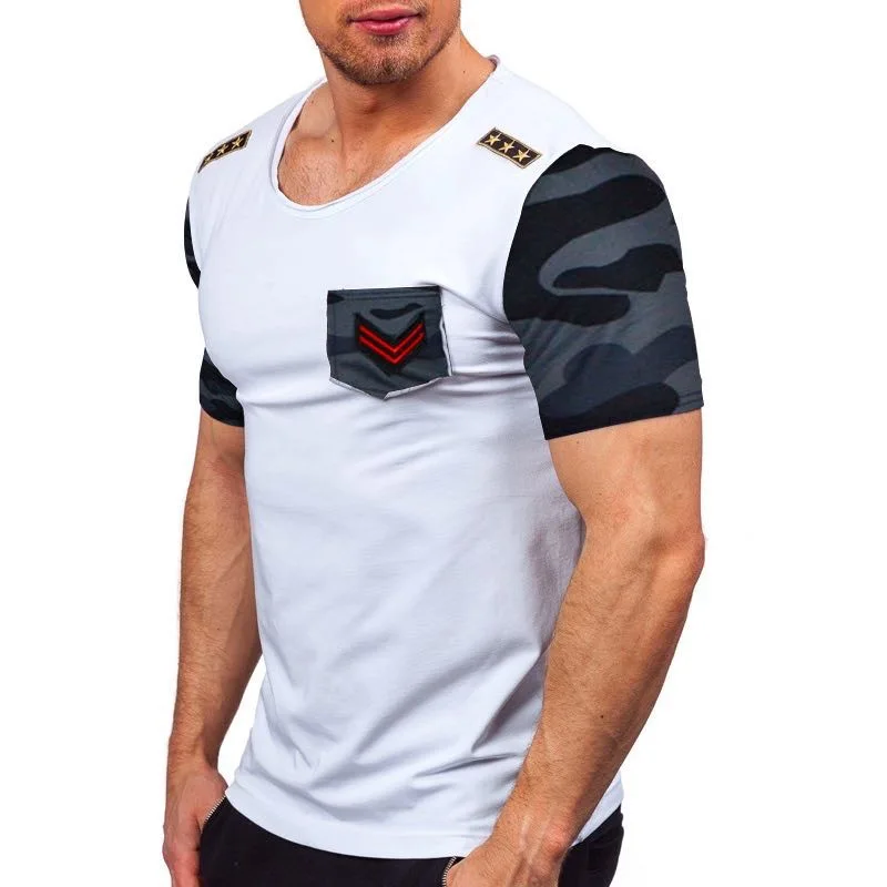 

2018 New Brand Clothing Gyms Tight T-shirt Mens Fitness T-shirt Homme Gyms t shirt Men Fitness Crossfit Summer Top