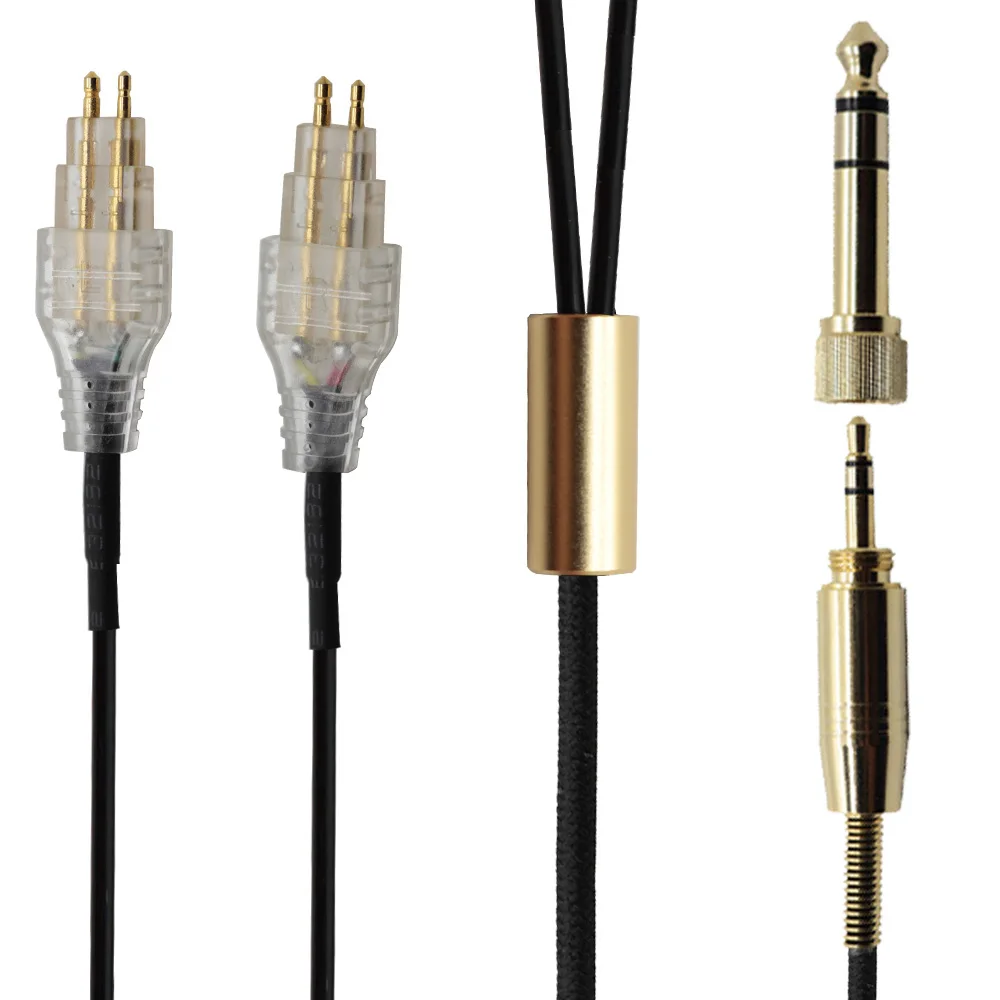 Посеребренный Сменный кабель для наушников Sennheiser HD400 HD410 HD424 HD425 HD440 HD442 HD445 HD450 HD490II