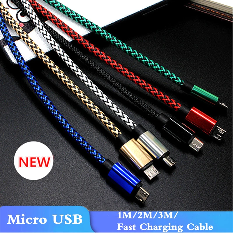 1/2/3 متر كابل شحن USB مايكرو مضفر آيفون 5 5 S 6 S 7 8 زائد XS الروبوت نوع -C طويلة الهاتف المحمول شاحن سامسونج 1/2/3 متر كابل شحن USB مايكرو مضفر آيفون 5 5 S 6 S 7 8 زائد XS الروبوت نوع -C طويلة الهاتف المحمول شاحن سامسونج