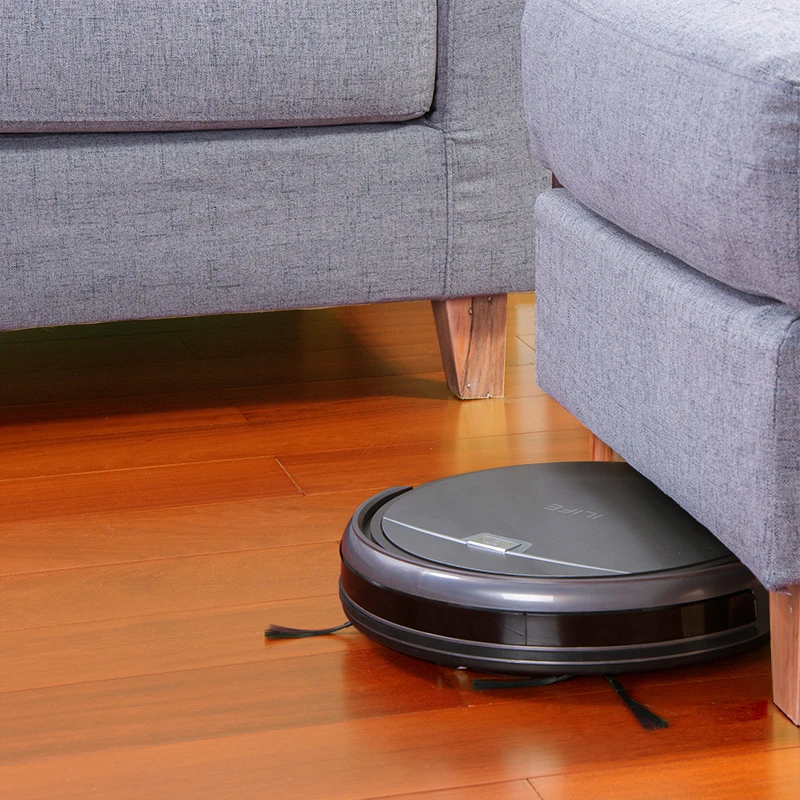 ILIFE A4s Robot Vacuum Cleaner with Anti-collision Anti-fall Auto Charge for Thin Carpet and Floor