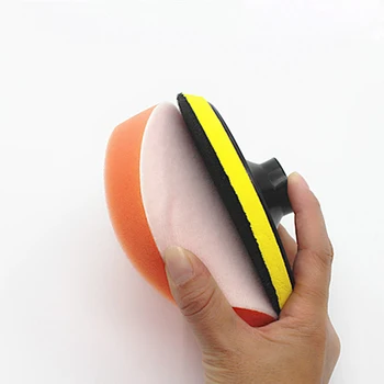 

5pcs 125mm 5'' Car Sponge Polishing Pads Kit Waxing Buffing + M10 Drill Adapter Clean Maintenance Accessories