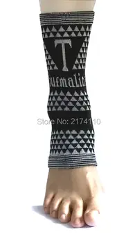 

10pairs/lot Wholesale Price Tourmaline Ankle Protection Pad Heel Wrapped New Design Magnetic Fiber Elastic Ankle Support Guard