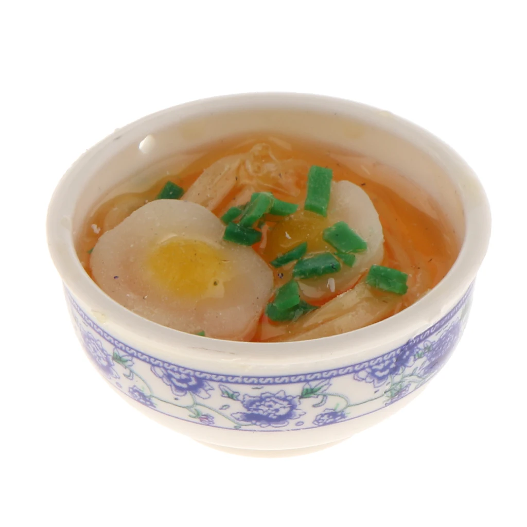 1/12 dollhouse miniatures Chinese Food kitchen accessories Great for your dolls house dining table decoration Kitchen Toys