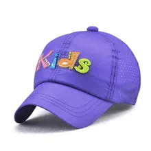 

quick-drying letter patchwork baseball cap kids Summer hat girls boys Snapback casual sun hats fashion Hip Hop outdoor gorras