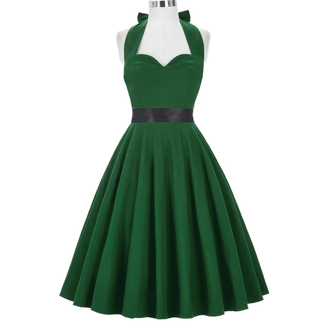 Retro Wiggle Women Summer Dresses Rockabilly 50s Vintage Dress Sexy ...