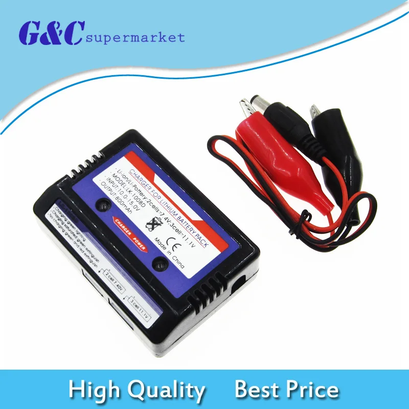 

Balance Charger 7.4-11.V 2-3S 2S 3S Cells Lithium LiPO Battery RC Car New