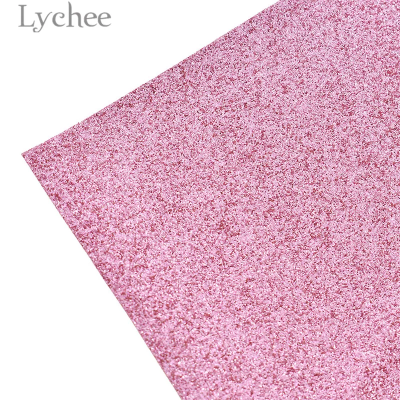 Lychee Life A4 самоклеющаяся блестящая искусственная ткань высокого качества для