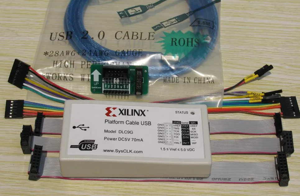 Xilinx Platform USB Download Cable Jtag Programmer for FPGA CPLD C Mod