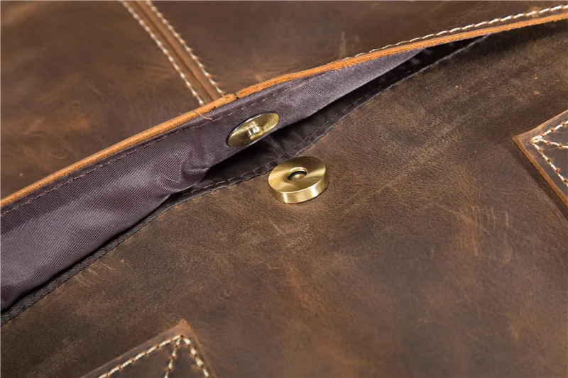 Мужской повседневный портфель из натуральной кожи на плечо, деловая сумка-мессенджер, сумка через плечо для мужчин 15 дюймов, сумка для ноутбука 1019