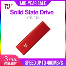 THU Оригинальный Мини SSD 128 Гб внешний твердотельный накопитель 256 ГБ 512 1 ТБ Портативный SSD USB3.1 400 МБ/с. для портативных ПК Тетрадь