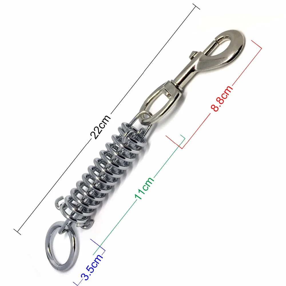 Пружинная защелкивающаяся Пряжка для собаки, поводок для питомца, взрывозащищенные Пружинные аксессуары, ремни для собак, пружинный амортизатор