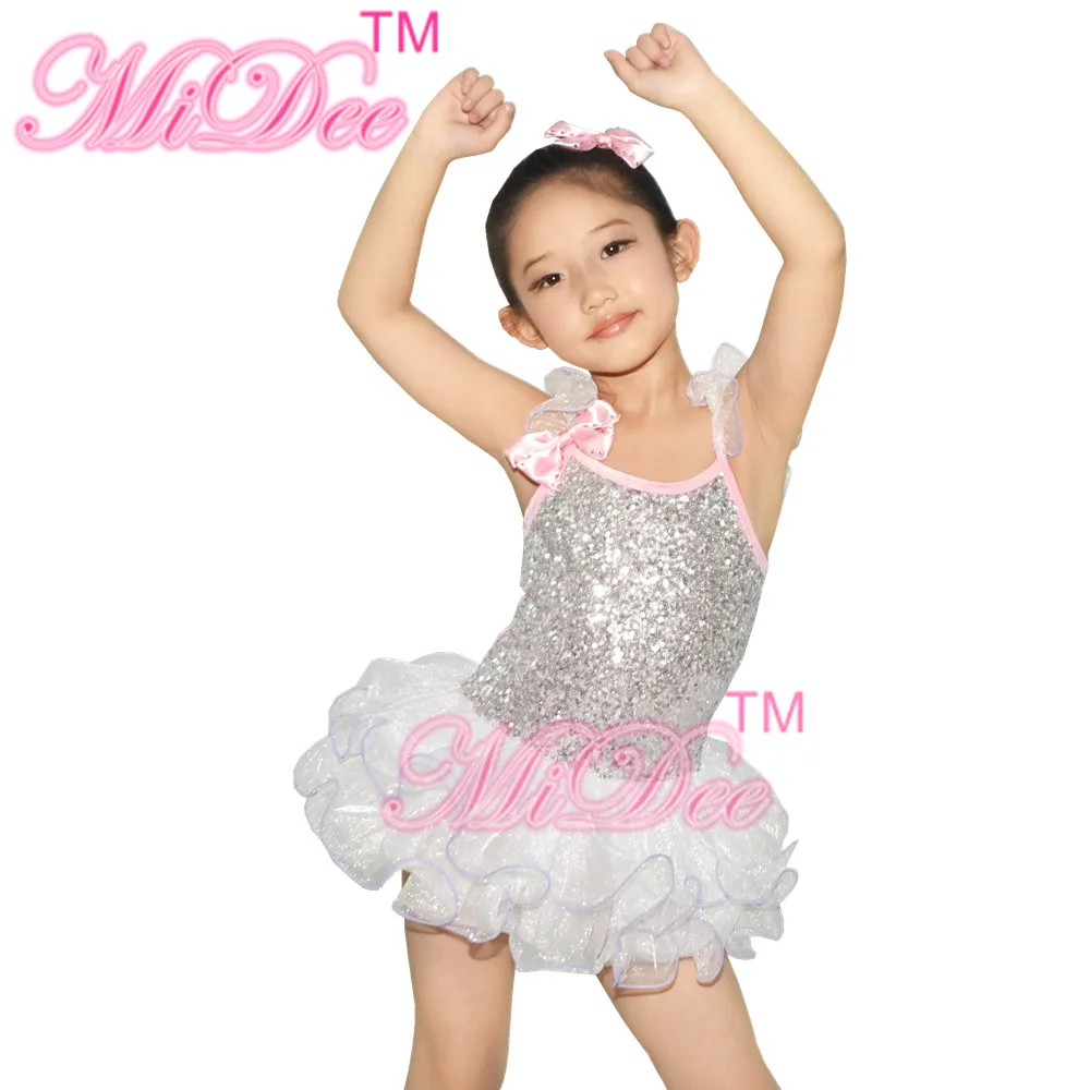 Buy Cheap Children Ballet Tutu Dance Dress Sequins Leotard Kids Party Dresses Wedding Flower Girls Dresses