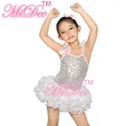 Save 23.01 on Children Ballet Tutu Dance Dress Sequins Leotard Kids Party Dresses Wedding Flower Girls Dresses