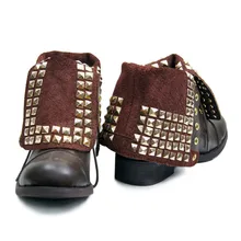 Choudory/Роскошные брендовые новые зимние ковбойские сапоги Вестерн; sapato feminino; непромокаемые сапоги на высоком каблуке; цвет коричневый, черный; Botas Mujer