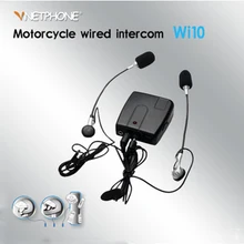 Vnetphone Новинка! Мотоциклетный шлем гарнитура 2 способ внутренней связи система мотоциклетная домофон WI10