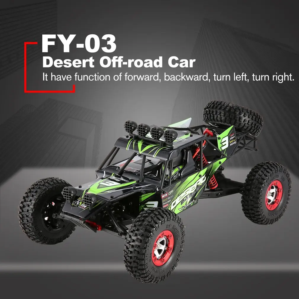 

FY-03 EAGLE-3 RC Car Toys For Kids1:12 4WD 2.4G Full Scale Desert Off-road RC Remote Controller Car Model with left/right mode