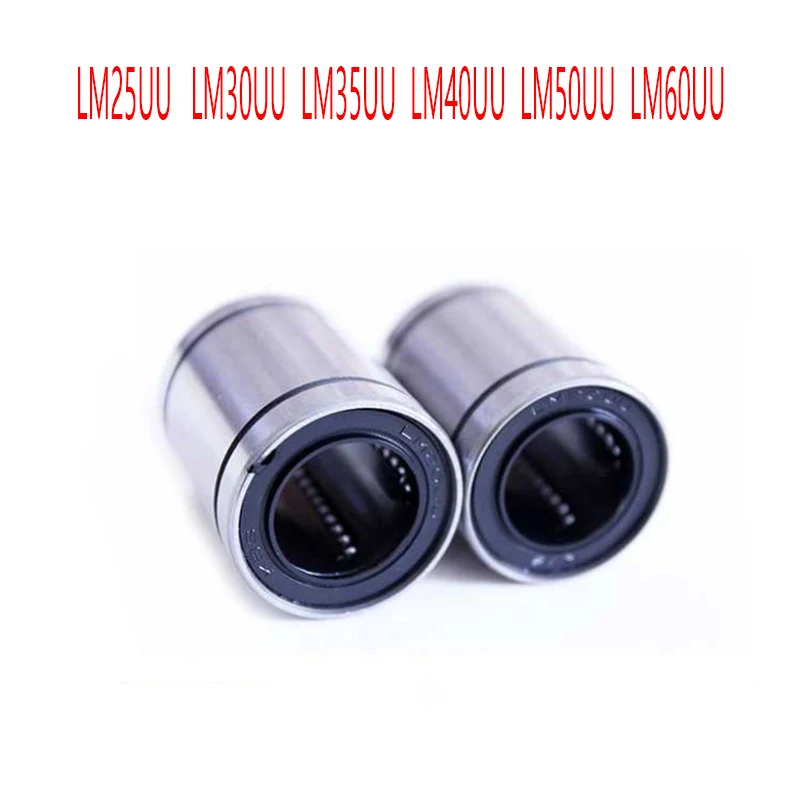 4pcs/lot LM UU Linear Motion Bearings LM25UU LM30UU LM35UU LM40UU
