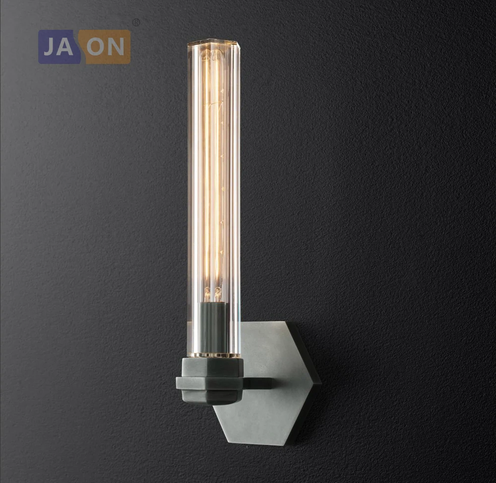 E27 Edison Ретро американский Железный Стекло Медь черный Светодиодные Лампы Светодиодные Светильники.бра.бра нa стену.Бра.Светильники Настенные светильники.Светильник Настенный Светильник.Для Магазина,Спальни