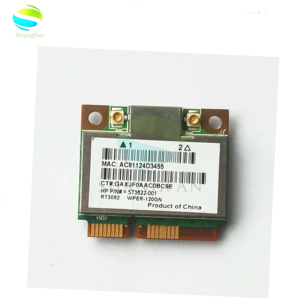 Беспроводной Wi-Fi карты для Ralink RT3092 HP COMPAQ 573622-001 аккумулятор большой емкости WPER-120GN