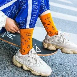 Japanese Harajuku Socks female new cartoon dollar letter graffiti ladies cotton tube socks college wind sports casual tide socks Japanese Harajuku Socks female new cartoon dollar letter graffiti ladies cotton tube socks college wind sports casual tide socks