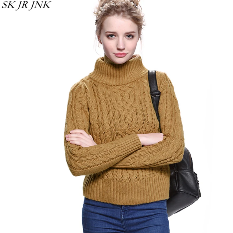 2017 Winter Fashion Women Warm Sweater Long Sleeve Bottoming Turtleneck